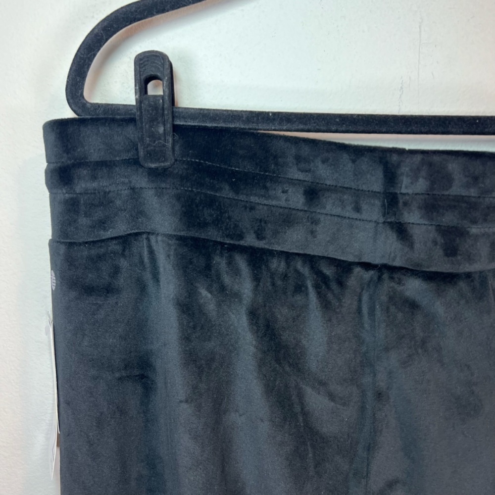 Z by Zella Velour Joggers Pants Black Cozy Stretch Pull On Athleisure NEW Sz 2XL - Picture 10 of 13